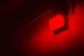 Red light in Photo processing Darkroom Royalty Free Stock Photo