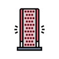 red light therapy panel color icon vector illustration Royalty Free Stock Photo