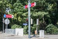 A red light of a traffic light at Vienna Royalty Free Stock Photo