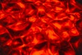 Red light with water wave pattern and lava stone on the tile abstract texture background Royalty Free Stock Photo