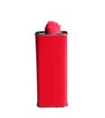 Red Lighter Fluid Pack Royalty Free Stock Photo