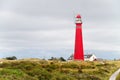 Two lighthouses in the dunes Royalty Free Stock Photo