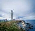 Red lighthouse Gaspe Quebec