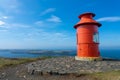 Red lighthouse of Stykkisholmur, Snaefellsnes peninsula Iceland