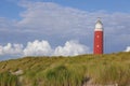 Red lighthouse Texel Royalty Free Stock Photo