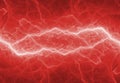 Red lightning, abstract electrical background Royalty Free Stock Photo