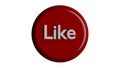 red like web button with white text for website home interface Royalty Free Stock Photo