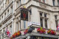 Red Lion pub, London, UK Royalty Free Stock Photo