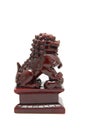 Red lion sculpture Royalty Free Stock Photo