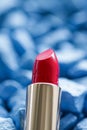 Red lipstick closeup, luxury make-up and beauty cosmetic