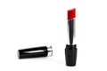 Radiant Red: A Captivating Lipstick Statement on white backgound