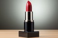 Red lipstick. Makeup product