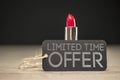 Limited time offer on beauty products