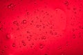 red liquid background of bubbles Royalty Free Stock Photo