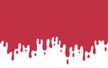 Red liquid dripping down white background paint Royalty Free Stock Photo