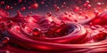 Red liquid gradient with noise abstract background Royalty Free Stock Photo