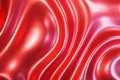 Red liquid molten metal abstract wavy background with light reflects