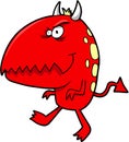 Red Little Devil Royalty Free Stock Photo