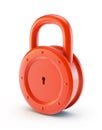 Red lock Royalty Free Stock Photo