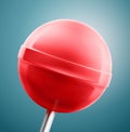 Red Lollipop Closeup