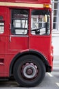 Red London Bus Cab Royalty Free Stock Photo