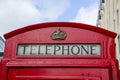 London Phone box Royalty Free Stock Photo