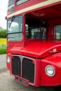 Red London Routemaster bus. No 14 Royalty Free Stock Photo