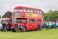 Red London routemaster double -decker bus. Royalty Free Stock Photo