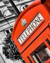 Red London Telephone box Royalty Free Stock Photo