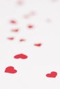 Red Love Heart Background. Royalty Free Stock Photo