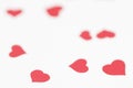 Red Love Heart Background. Royalty Free Stock Photo