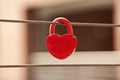 Red Love Lock