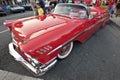 Red Lowrider Impala Royalty Free Stock Photo