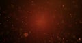 Red luxury bokeh on particles floating in the air. Dust and glitter particles backgrounds. Black backgrounds. Loop Animation