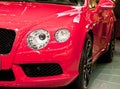 Red luxury car Royalty Free Stock Photo