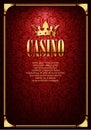 Red Luxury Casino Gambling Background