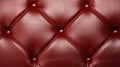 Red luxury leather background created with Generative AI. Nice design in retro style.