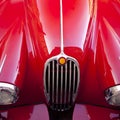 Red luxury retro sports car Royalty Free Stock Photo
