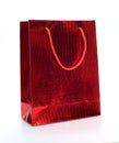 Red luxury shopping bag