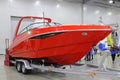 Red luxury speed boat Magniff FreeFlight