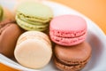 Red Macaron Royalty Free Stock Photo