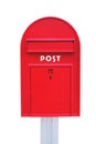 Red mail box Royalty Free Stock Photo