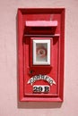 Red Mail box Royalty Free Stock Photo