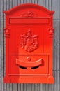 Red mail box Royalty Free Stock Photo