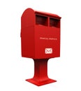 Red Mail Box Royalty Free Stock Photo