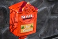 Red Mail Box for Letters to Santa Claus