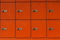 Red mail boxes Royalty Free Stock Photo