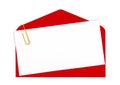 Red mail icon Royalty Free Stock Photo