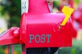 Red mailbox