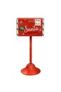 red mailbox for santa claus isolated on white background Royalty Free Stock Photo